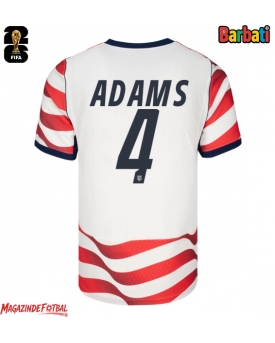 Statele Unite Tyler Adams #4 Tricou Fotbal Replică Mondial 2026 Barbati Acasa